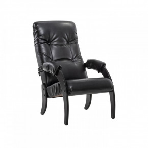 Кресло для отдыха Модель 61 Венге, к/з Vegas Lite Black в Мортке - mortka.germes-mebel.ru | фото