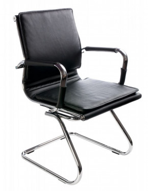 Кресло для посетителя Бюрократ CH-993-Low-V/Black на черный в Мортке - mortka.germes-mebel.ru | фото