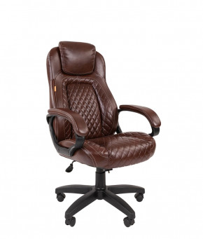 Кресло для руководителя  CHAIRMAN 432 (Экокожа коричневая) в Мортке - mortka.germes-mebel.ru | фото