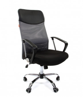 Кресло для руководителя CHAIRMAN 610 N(15-21 черный/сетка серый) в Мортке - mortka.germes-mebel.ru | фото
