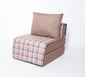 Кресло-кровать бескаркасное Харви (коричневый-квадро беж) в Мортке - mortka.germes-mebel.ru | фото