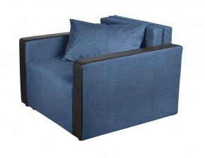 Кресло-кровать Милена с подлокотниками (синий) Велюр в Мортке - mortka.germes-mebel.ru | фото