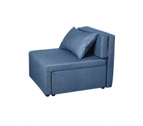 Кресло-кровать Милена (синий) Велюр в Мортке - mortka.germes-mebel.ru | фото