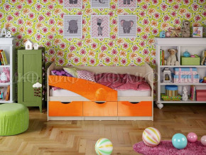 Кровать Бабочки (Оранжевый металлик) 1800 в Мортке - mortka.germes-mebel.ru | фото