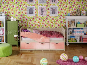 Кровать Бабочки (Розовый металлик) 1600 в Мортке - mortka.germes-mebel.ru | фото
