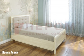 Кровать КР-1031 с мягким изголовьем в Мортке - mortka.germes-mebel.ru | фото