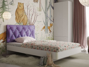 Кровать Милана (900) Каретная стяжка, на щитах в Мортке - mortka.germes-mebel.ru | фото