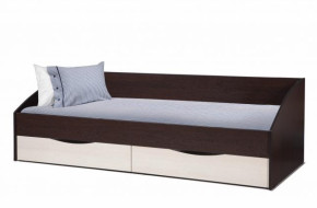 Кровать одинарная "Фея - 3" симметричная New (2000Х900) венге/вудлайн кремовый в Мортке - mortka.germes-mebel.ru | фото
