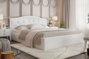 Кровать Стелла 1600 + ПМ (Vega white) Белый в Мортке - mortka.germes-mebel.ru | фото