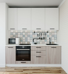 Кухонный гарнитур Демо 2200 (Стол. 26мм) в Мортке - mortka.germes-mebel.ru | фото
