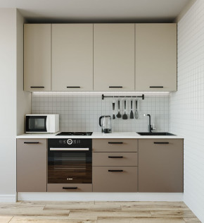 Кухонный гарнитур Латте 2200 (Стол. 26мм) в Мортке - mortka.germes-mebel.ru | фото