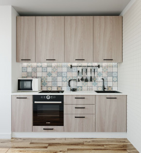 Кухонный гарнитур Шимо 2200 (Стол. 26мм) в Мортке - mortka.germes-mebel.ru | фото