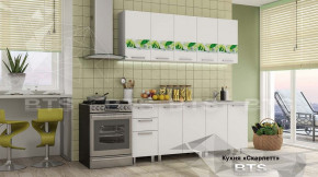 Кухонный гарнитур Скарлетт 2.0 (БТС) белый в Мортке - mortka.germes-mebel.ru | фото