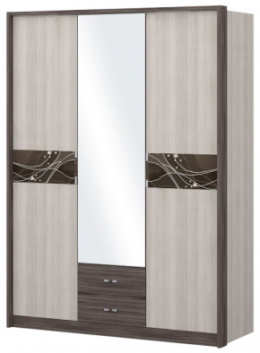 Шкаф 3-х дверный с зеркалом Шк68.2 МС Николь в Мортке - mortka.germes-mebel.ru | фото