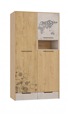 Шкаф для одежды 3 двери и 2 ящика Шк134.0 ДС Стэнфорд в Мортке - mortka.germes-mebel.ru | фото