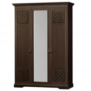 Шкаф для одежды 3-дверный №800 Парма Дуб нортон темный в Мортке - mortka.germes-mebel.ru | фото